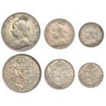 Cyprus, Victoria, 18 Piastres, 9 Piastres, and Four-and-a-Half Piastres, all 1901 (Prid. 2,...