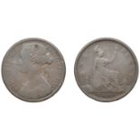 Victoria (1837-1901), Penny, 1869, dies 6 + G (Gouby A; F 59; BMC 1685; S 3954). Nearly fine...