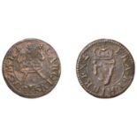 Ireland, Charles II, Armstrong coinage, Farthing, mm. plume on rev. only, 1.71g/12h (S 6566;...