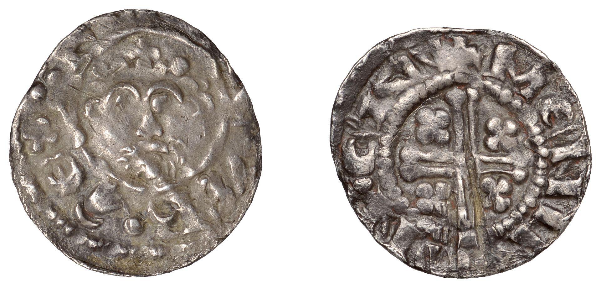 Richard I (1189-1199), Penny, class IIa, Canterbury, Meinir, menir Â· on Â· can, no collar to...