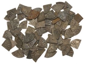 Henry III (1216-1272), Cut Farthings (81) [81]. Mixed grades Â£40-Â£60