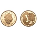 Elizabeth II (1952- ), Proof Sovereign, 2012 (M 336; S SC8). Brilliant, as struck; in cas...