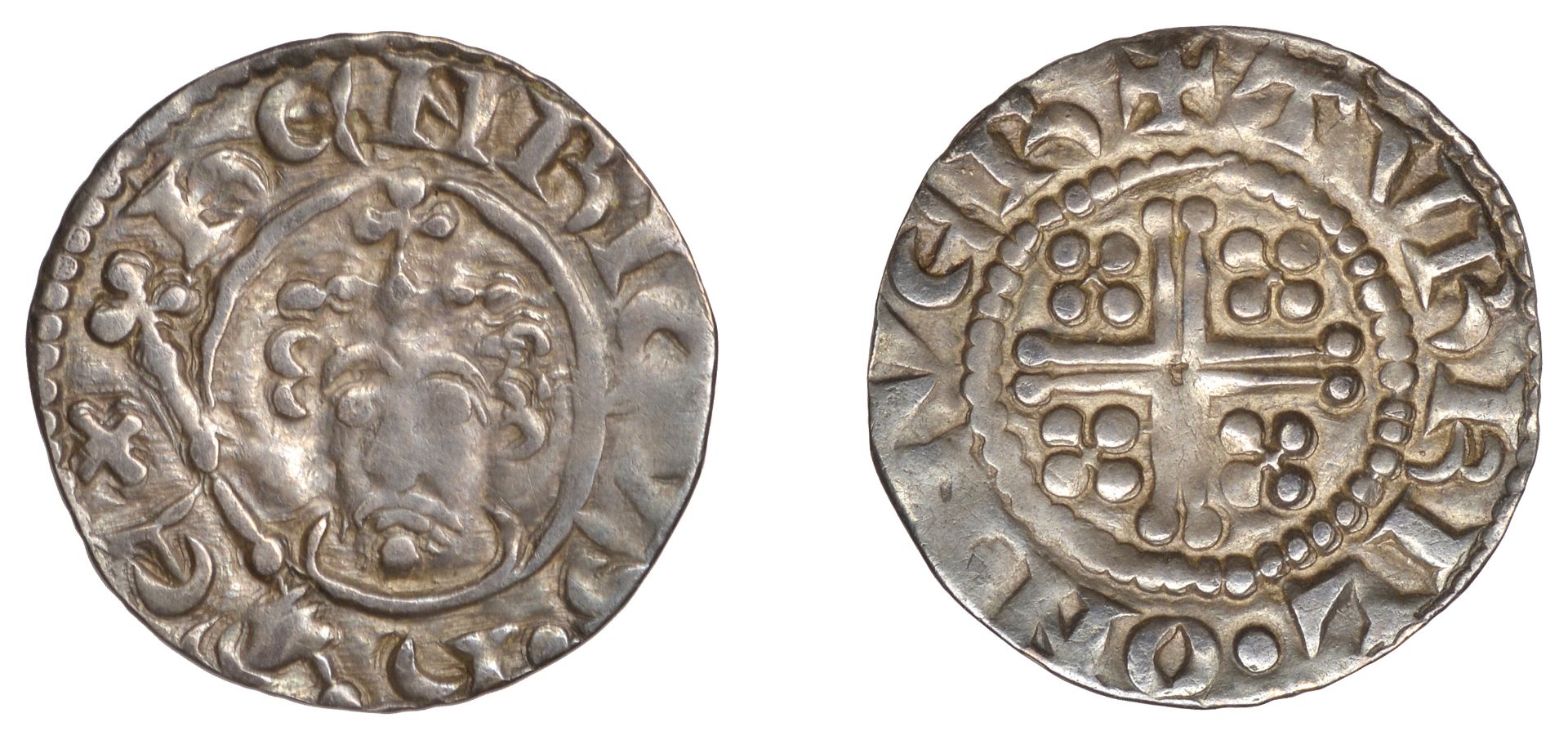 Henry II (1154-1189), Penny, class Ib1, York, Turkil, tvrkil Â· on Â· ever, curls 2/5, 1.26g/1...