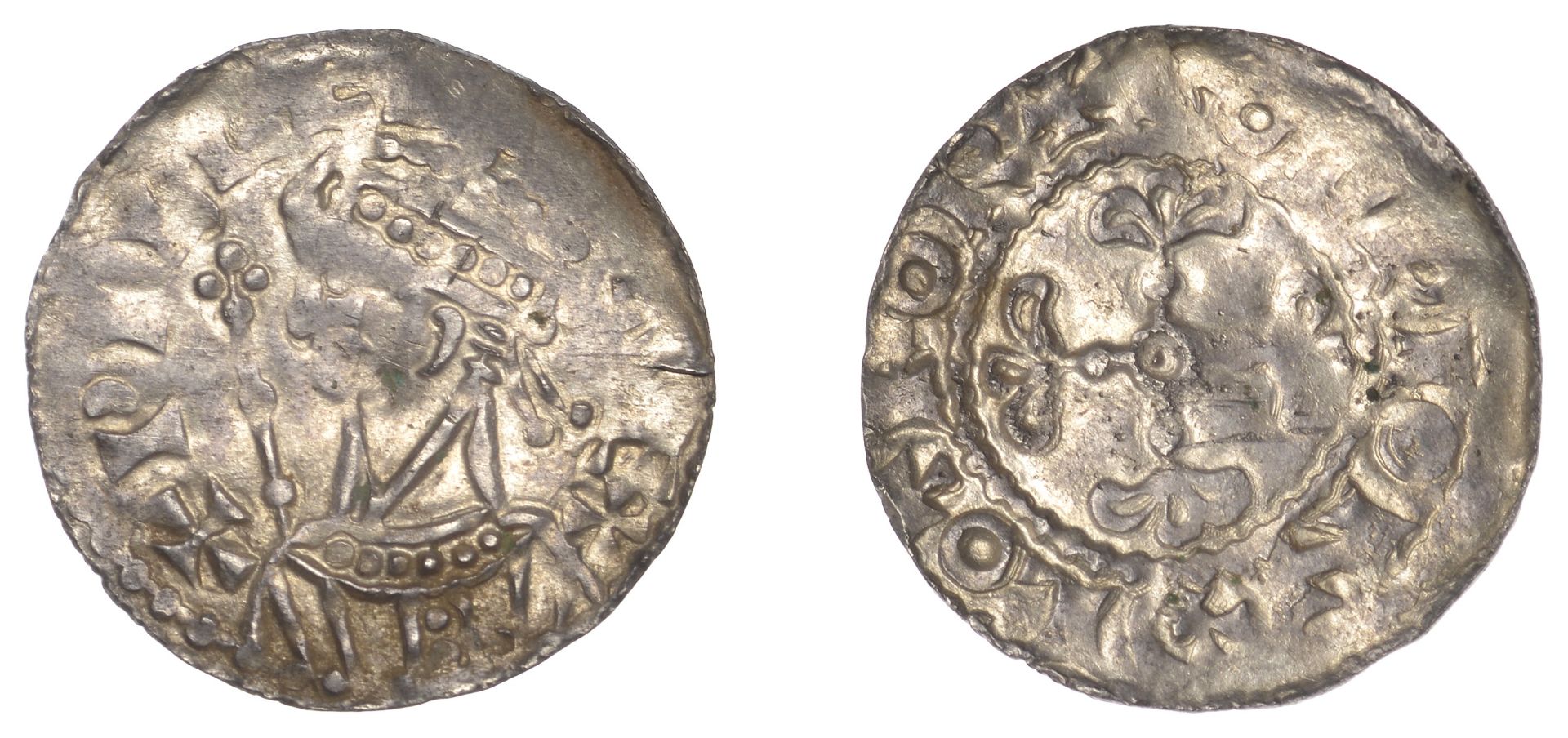 William I (1066-1087), Penny, Profile Left type, Thetford, Godric, godri on deotfor, 1.14g/9...