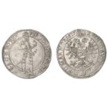 Austria, Ferdinand II, Thaler, 1625, Prague, 29.12g/1h (Voglhuber 149; Dav. 3136). Lightly c...