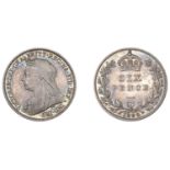 Victoria (1837-1901), Proof Sixpence, 1893, edge grained, 2.82g/12h (ESC 3286; S 3941). Tone...