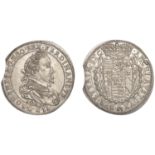 Austria, Ferdinand II, Thaler, 1632, Graz, 28.58g/6h (Voglhuber 134; Dav. 3110). Lightly cle...