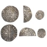 Edward I, Penny, class 2b, London, 1.35g/9h (N 1015b; S 1386); together with an Edward I Far...