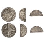 Ireland, Edward I, Second coinage, early issues, Penny, trefoil of pellets on breast, 1.24g/...