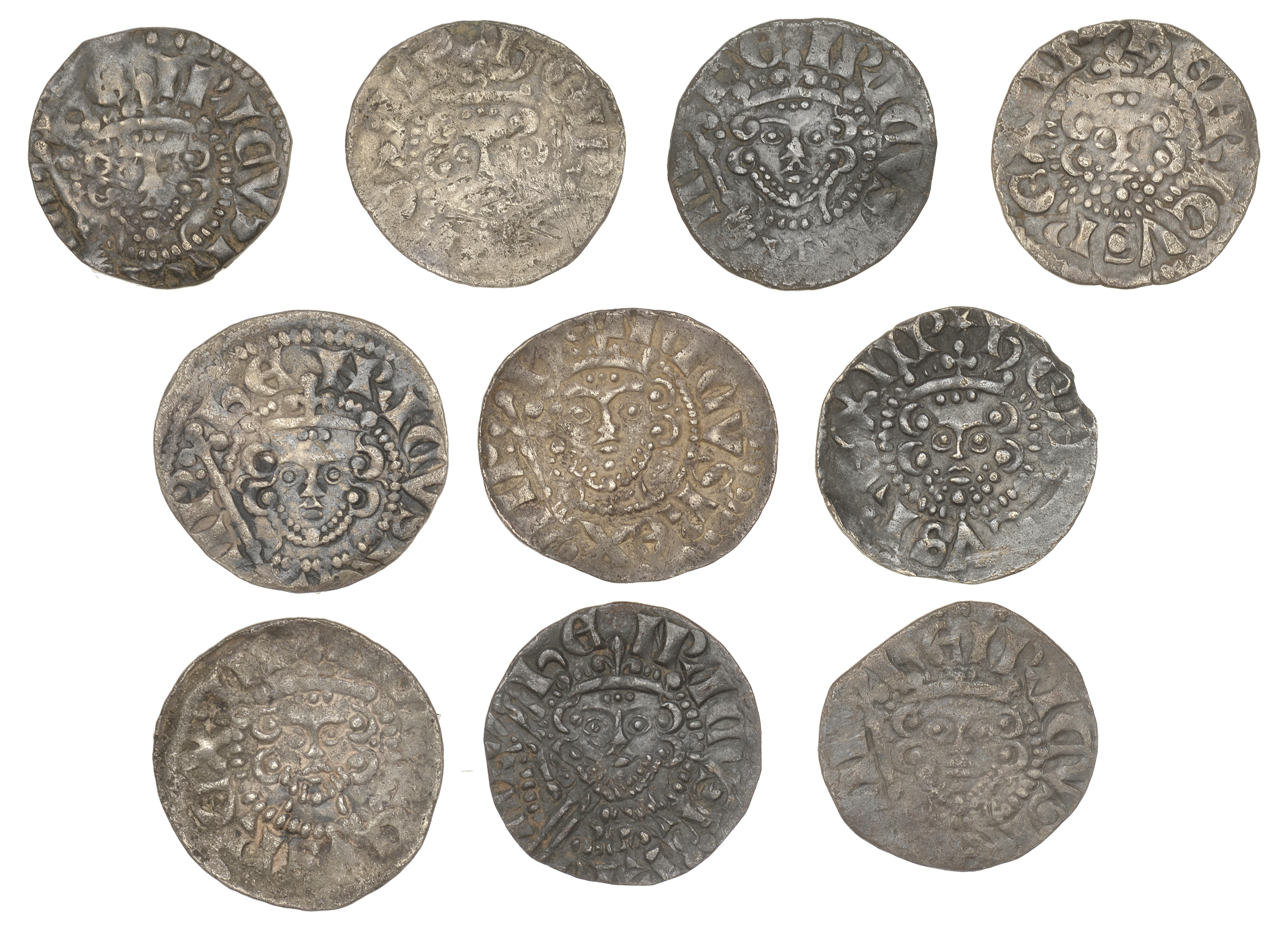 Henry III (1216-1272), Long Cross coinage, Penny, Gloucester, class 3b, roger on gloc, 1.23g...