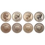 Great Exhibition, Hyde Park, 1851, Exhibitor's Medals (4), copper awards by W. Wyon, bust of...