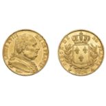 France, Louis XVIII, 20 Francs, 1814a, Paris (Gad. 1026; KM. 706.1; F 525). Good very fine...