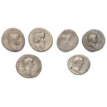 Roman Coins, Tiberius, Denarii (2), both Lugdunum, after 16 AD, laureate bust right, rev. Li...