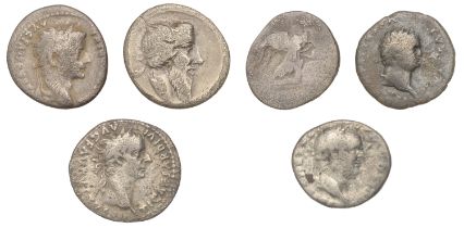 Roman Coins, Tiberius, Denarii (2), both Lugdunum, after 16 AD, laureate bust right, rev. Li...