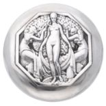 FRANCE, La Parure, 1925, an Art DÃ©co silver box by P. Turin for A. Chapus, issued by La Gerb...