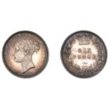 Victoria (1837-1901), Proof Sixpence, 1887, young head, edge grained, 2.82g/6h (ESC 3263; S...