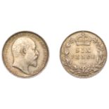 Edward VII (1901-1910), Sixpence, 1906 (ESC 3602; S 3983). Good extremely fine, toned Â£60-Â£...