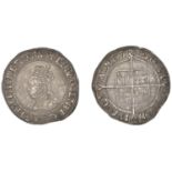 Elizabeth I (1558-1603), Second issue, Shilling, mm. cross-crosslet, bust 3Cvi, reads ang fr...