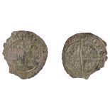 Scotland, Mary, First period, Penny, type I, mm. cross on obv. only, infant head facing, arc...