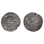 Anglo-Gallic, Edward III (1325-62), Gros au Lion, Bordeaux, xed ova rdo sre, rev. lion rampa...