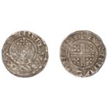 Henry II (1154-1189), Penny, class Ia1/Ia2 mule, London, Randul, randvl Â· on lvn, square e a...