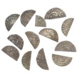 Miscellaneous cut Halfpence (12), various rulers including Stephen, Henry II and William the...