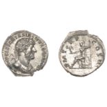 Roman Imperial Coinage, Hadrian, Denarius, 121-3, laureate draped and cuirassed bust right,...