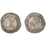 Elizabeth I (1558-1603), Second issue, Shilling, mm. martlet, bust 3C, reads elizabeth d g a...