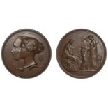 Great Exhibition, Hyde Park, 1851, Prize Medal, a copper award by W. & L.C. Wyon, similar, e...