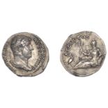 Roman Imperial Coinage, Hadrian, Denarius, 130-3, bare-headed draped bust right, rev. Ã†gypto...