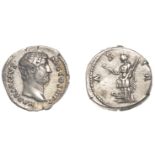 Roman Imperial Coinage, Hadrian, Denarius, 130-3, bare-headed bust right, rev. Asia standing...