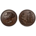 Great Exhibition, Hyde Park, 1851, Prize Medal, a copper award by W. and L.C. Wyon, conjoine...