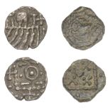 Early Anglo-Saxon period, Sceatta, Secondary phase, series G, diademed and draped bust right...