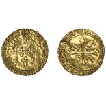 France, Louis XII, Ã‰cu d'or au porc-Ã©pic, Bayonne (?), mm. crescent on rev., 3.39g/5h (Dup....