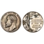 Inter-Parliamentary Conference, London, 1906, a silvered-bronze medal by A. Wyon for Elkingt...
