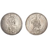 Austria, SALZBURG, Max Gandolph von KÃ¼enburg, Thaler, 1677, 28.28g/12h (Probszt 1660; Dav. 3...