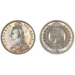 Victoria (1837-1901), Halfcrown, 1887, Jubilee head (ESC 2771; S 3924). Extremely fine, attr...