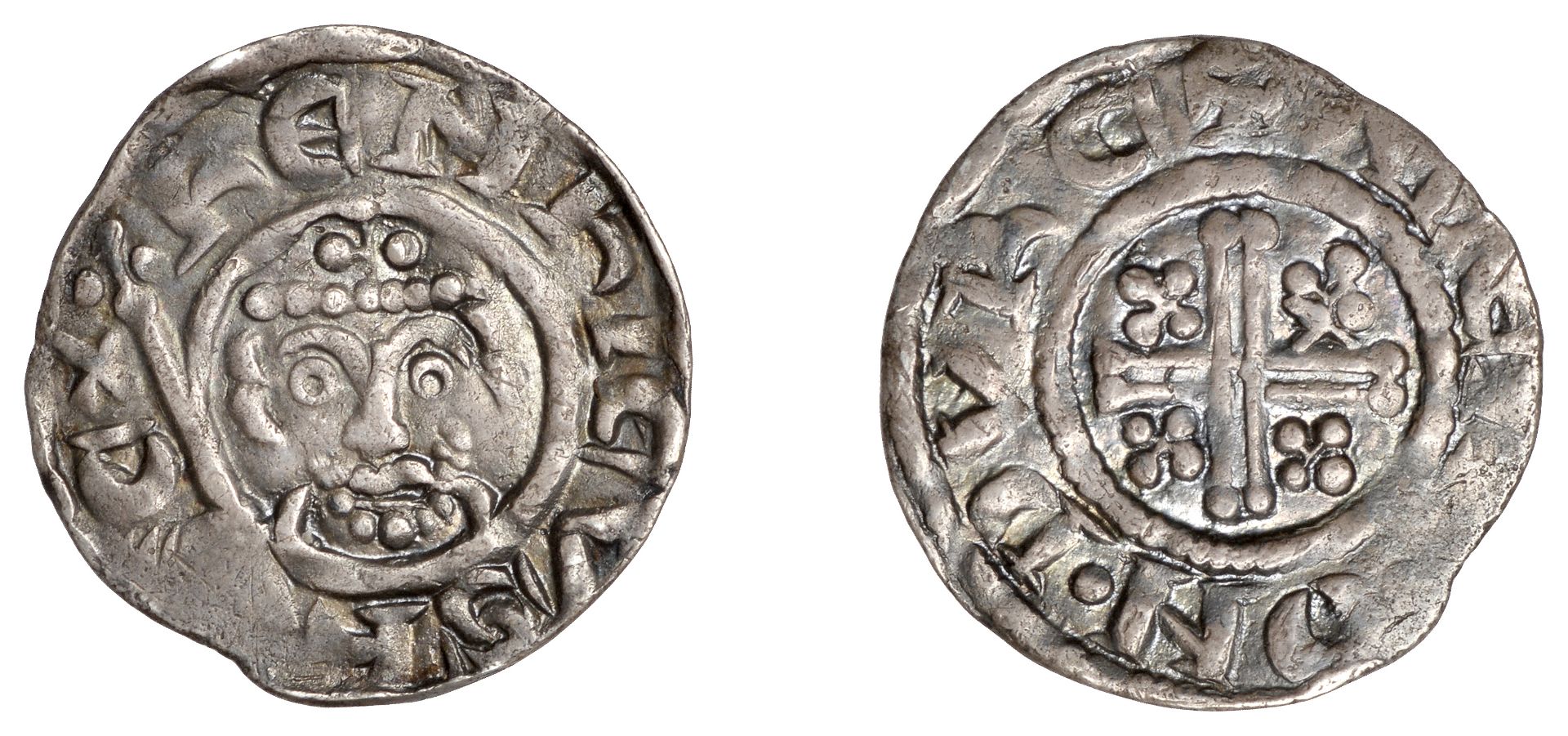 Richard I (1189-1199), Penny, class IVa, Durham, Alain, alein Â· on Â· dvre, 1.35g/1h (SCBI Ma...