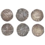 Richard II (1377-1399), Halfpence (3), all intermediate style (S 1699) [3]. Fine Â£40-Â£60