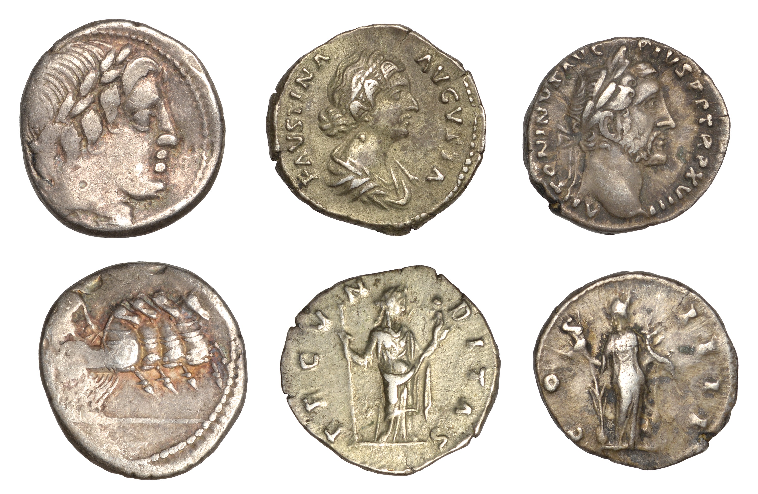 Roman Republican Coinage, Anonymous (struck under Gargilius, Ogulnius and Vergilius), Denari...