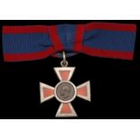 Royal Red Cross, 2nd Class (A.R.R.C.), G.V.R., silver and enamel, on lady's bow riband, in G...
