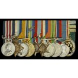 A rare Great War 1917 'French theatre' R.E.8 Aerial Gunner's M.M. group of nine awarded to A...