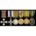 A Great War 'Western Front 1918' D.S.O. and M.C. group of six awarded to Lieutenant-Colonel...