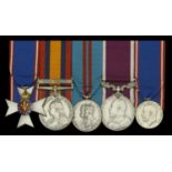A M.V.O. and R.V.M. group of five awarded to Sergeant H. G. Barrett, Royal Horse Artillery...