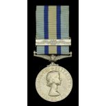 Royal Observer Corps Medal, E.II.R., 2nd issue, with Second Award Bar (Chief Observer P. A....