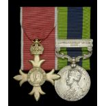 A post-War 'Civil Division' O.B.E. pair awarded to Lieutenant J. C. O'Dwyer, Indian Army Res...