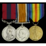 A well documented Great War 'Western Front, April 1917' D.C.M. group of three awarded to Ser...