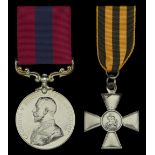 A Great War 1915 'Neuve Chappelle' D.C.M. pair awarded to Bandsman, later Lance Corporal, A....