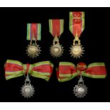 Thailand, Kingdom, Order of the White Elephant, 2nd type (5), Fourth and Fifth Class breast...