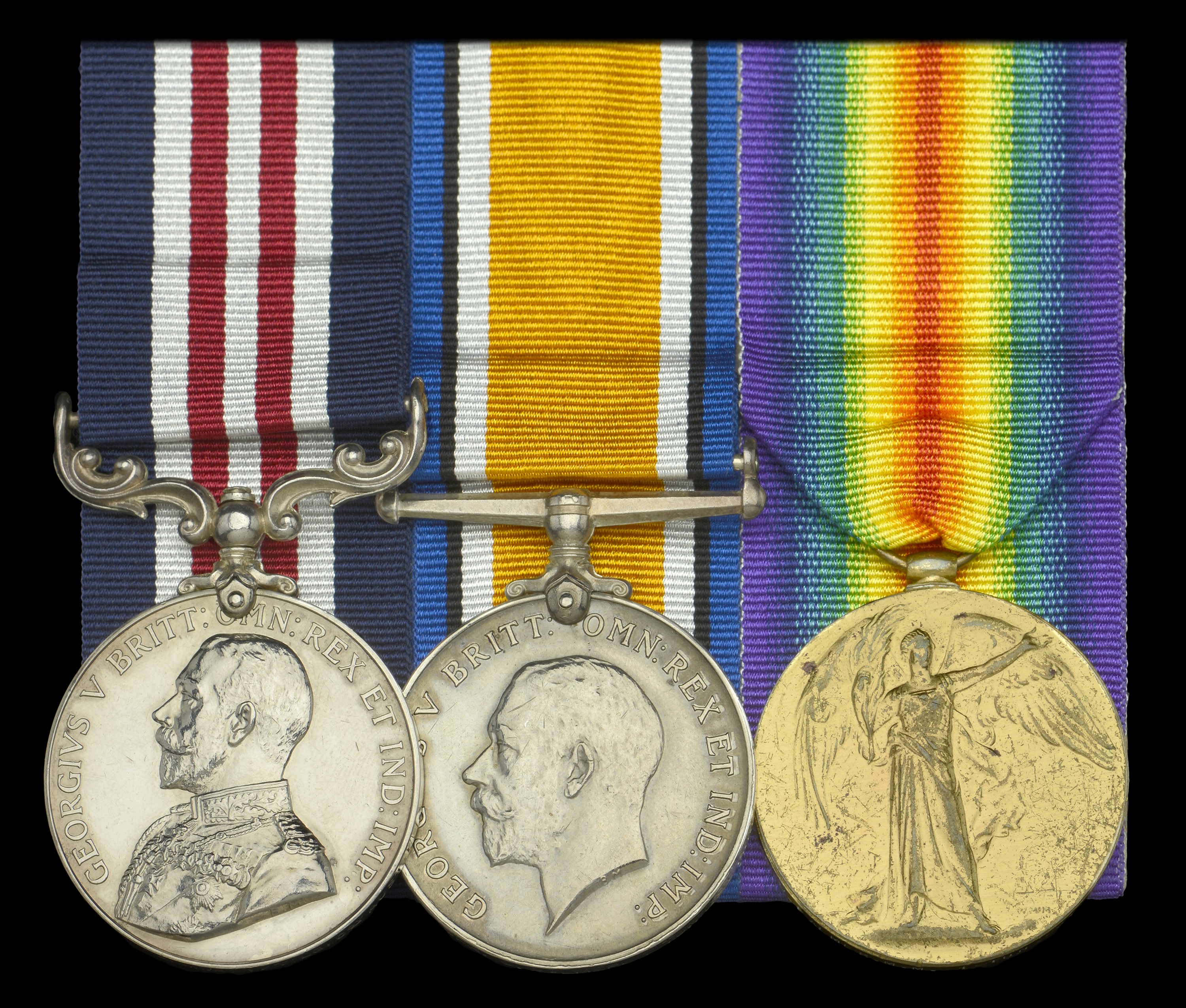 A Great War 1917 'Hill 60, Ypres' M.M. group of three awarded to Sapper O. Palmer, 1st Tunne...